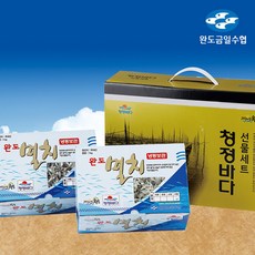 완도금일수협 청정바다 멸치선물세트1호(자멸1kg 소멸1kg), 1박스