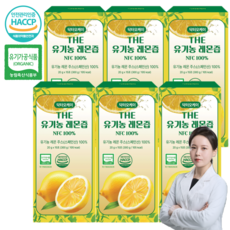 유기농 레몬즙 원액 NFC 생레몬 착즙액 스틱 식약처 HACCP, 84개, 20ml