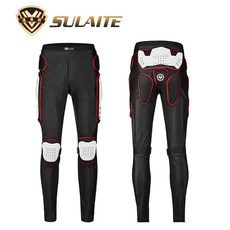 ATV 의류 오토바이 보호대 아머 보호 바디 레이싱 기어 모토크로스 재킷 SULAITE 재킷, L, White Armor Trousers