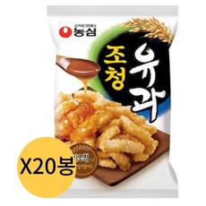 농심 사무실 아이들 간식 조청유과 단체간식 세트 96g 20개입 1박스