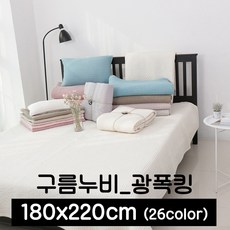 포근포그미 피그먼트 고급 양면패드 패드, 파스텔블루