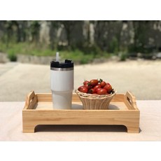 에셀나무 목공체험 손잡이 라탄트레이 DIY KIT 반제품