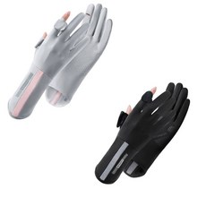 여성 자외선 차단 쿨 장갑 2p