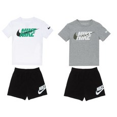 컨버스키즈 [나이키키즈] 스플릿블럭반팔티셔츠및팬츠(A242TS179P A242PT100P(BK))