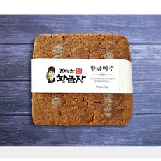 [김명금황금메주 1.8kg] 전통된장 수제된장 국산콩 옻된장 국간장, 1개, 1.8kg