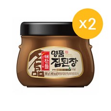 해찬들 명품 집된장, 900g, 2개