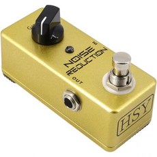 HXBER 기타 소음 감소 페달 전기 효과 트루 바이패스 아연 합금 쉘 DC 9V 6.35mm 입출력 인터페이스 미니 효과기, HXBER 기타 소음 감소 페달 전기 효과 트루 바이패