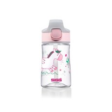 지그 미라클 트라이탄 키즈 워터 보틀, 포니 프렌드, 350ml, 1세트