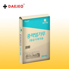 대한제분 곰표 중력2등 밀가루 20kg 다목적용, 1포