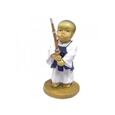 [아낌없이주는나무] 스님 해동검도 선자세 장식 검도 34) 인형(E S/N 1921 NO: +나뭏 UN/0108 KS6B5808