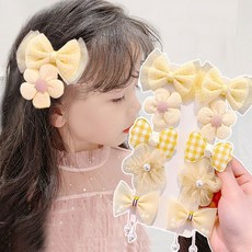 은꽃밴드 쌍쌍 헤어핀 10p 세트