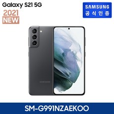 삼성전자 삼성 갤럭시 S21 SM-G991N_팬텀그레이(자급제폰/공기계), 256GB, 팬텀 그레이, 공기계