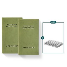 [아로마티카] 로즈마리 스칼프 스케일링 샴푸 바 150g x2개 세트/ 비누받침, 없음, 상세설명 참조