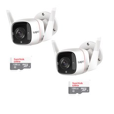 1+1 총2대 티피링크 TC65 300만화소 실외방수 홈CCTV, 2개