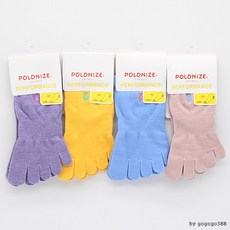 여성폴로나이즈발가락양말