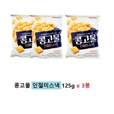 동아제과 콩고물인절미스낵125g x 3봉, 125g