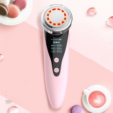 이우미 가정용 딥 클렌징 온열 마사지기 진동 세안기 초음파 링클 미용기기RP566, 사진색