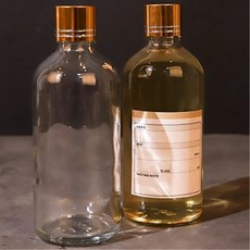 위스키 소분 투명 바이알 공병 유리병 2개 유리바이알, 와인 100ML