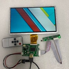 9인치 1024*600 TFT LCD 디스플레이 드라이버 제어 보드 지원 HDMI 라테판다 라즈베리 파이 바나나, 한개옵션1, 02 remote
