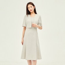 JJ지고트 재킷 스타일 플레어 원피스 GP6M0OP961