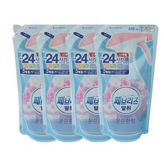 페브리즈 섬유탈취제 리필, 320ml, 4개, 은은한향