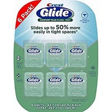 Oral-B Glide Pro-Health Comfort Plus Floss (12 pack) 글라이드 - 크레스트 치실 (12 팩), 단일상품