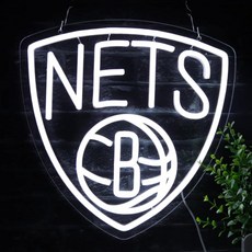  YANKES 네온사인 벽장식 ， 야구팀 침실 ，남자 동굴 ，에 적합한 LED 사인 5V 전원 어댑터 생일 、 남자 아이들을 위한 크리스마스 선물 13 15인치레드블루화이트, NETS 