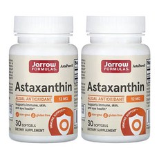 재로우 포뮬러 아스타잔틴 12mg 30소프트젤, 2개, 30정