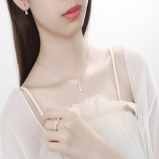 순은큐빅반지목걸이팔찌셋트