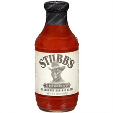 Stubbs 오리지널 바비큐 소스 510g 4팩, 1개