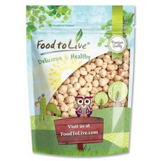 Food to Live 살기 음식 데친 헤이즐넛 생 개암나무 원목 1파운드 무염 볶지 않은 견과류 비건 코셔. 케토. 비타민과 단백질의 공급원. 베이킹 그래놀라 버터 만, 1개