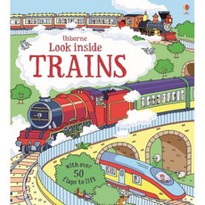 Look Inside : Trains, Usborne