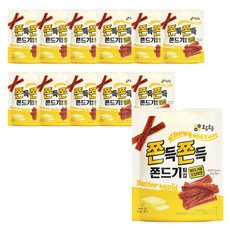호음호음 쫀드기튀김 버터구이오징어맛, 50g, 12개