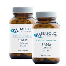 메타볼릭 샘이 + 코팩터스 위드 마그네슘 칼슘 비타민B6 엽산 캡슐 Metabolic Maintenance Same + CoFactors, 2개, 60정
