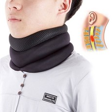 DRW815BED 목목관리 목밴드 통풍대 보호 목대 목 지지대 통풍메쉬 목아대 바른목대 목거치 일자목 목보조기 재활운동용품, 두리몰 1