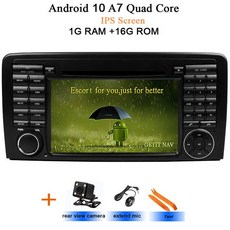 벤츠 안드로이드안 드 로이드 10 자동차 DVD 플레이어 메르세데스 벤츠 R 클래스 W251 R280 R320 R350 AMG, 02 IPS 1G-Rear-CAM