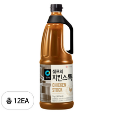 청정원 쉐프의 치킨스톡, 2kg, 12개
