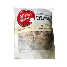 CJ 쉐프솔루션 비비고 한입 떡갈비 1kg, 1입