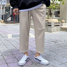몽키 3color 남자 인생핏 세미와이드 테이퍼드핏 스판 밴딩팬츠