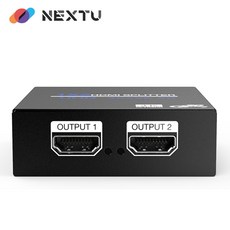 넥스트 1대2 4K UHD HDMI 분배기 NEXT-502SP4K, 01. BLACK (1년무상 A/S), 1개