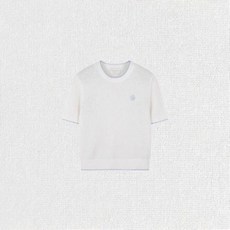 폴햄여성 부클 라운드넥 반팔 니트PHE2ER2080 627615