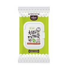 입냄새제거 녹차 강아지 멸균 양치 물티슈x2개 치석 구강용품, 2개