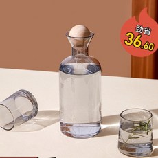 고급진유리컵 쏘맥잔 덴마크 경수진맥주잔 물컵 선물세트 신혼부부 우아한취향 손안에마트, 1주전자 2컵