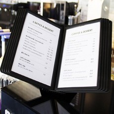 피부관리실메뉴판