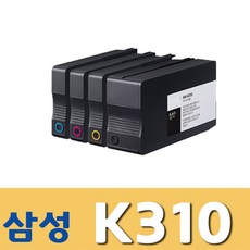 삼성 INK-K310 호환잉크 4색세트 SL-J3520W SL-J3560FW SL-J3570FW J3523W J3525W, 1개, 검정,파랑,빨강,노랑