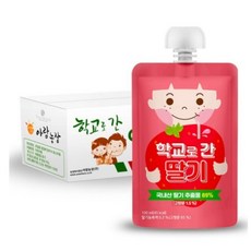 아람농장 학교로 간 주스 딸기, 320개, 100ml