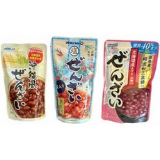 양갱 젠자이 먹어 비교 소금 전나무 (누치 마스 사용) 170g + 오키나와 풍 (홋카이도 산 금시 콩 180g (도쿠시마 화산 분당 홋카이도 아즈키 · 설탕 150g