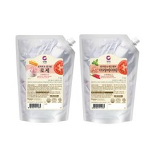 청정원 스파게티 소스 2kg 로제 1개 + 아라비아따 1개 빠른배송, 로제 1 + 아라비아따 1
