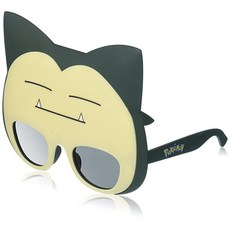 Sun-Staches 포켓몬 코스튬 선글라스 파티용 꼬부기 (UV400) 261227, Snorlax Full