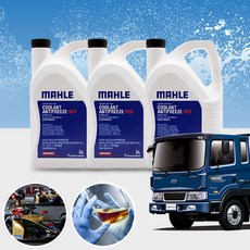메가트럭 말레 롱라이프 프리믹스 부동액 3L(레드) PZR-011 cs43011, 1개, 3L